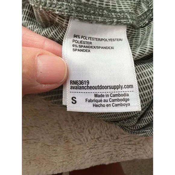 Avalanche Women's Gray Striped Long Sleeve Crew Neck Top Size S - Picture 6 of 7